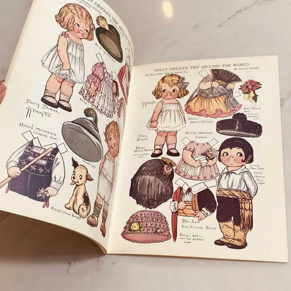 Dolly Dingle Uncut Paper Dolls Book Grace G. Drayton Brand New Condtion Uncut